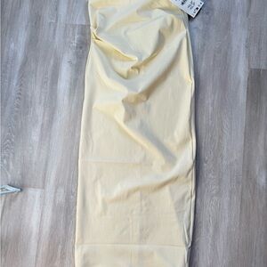 Zara Butter Yellow Pencil Skirt